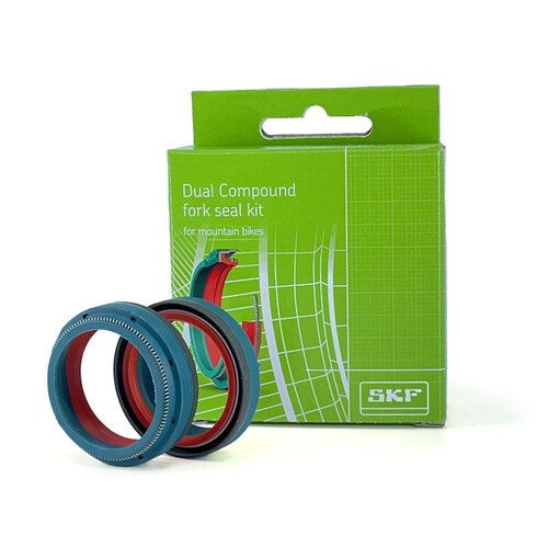 SKF DUAL COMPOUND FORK SEALS FOX 32mm FLANGELESS - ALL MODELS  2016 - 2022