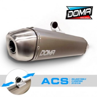 KTM SXF 250 2019 - 2022 FACTORY RACING SILENCER ALUMINIUM FOR DOMA FRONT PIPE