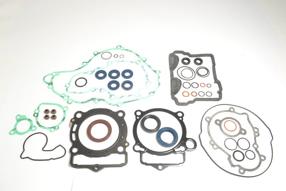 KTM SXF 450 2007-2012 Athena Complete Full Engine Gasket Set Kit Inc Valve Stems 